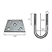 A.A U Bolt Mounting & Plate Kit for 2,200 lb Trailer Axle with 1-3/4