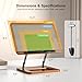 Book Stand for Reading with Light, Book Holders for Reading Hands Free, Adjustable Height & Angle, Fits Cookbook Recipe, Textbook, Kindle,Foldable for Kitchen, Office, School,Gift for Book Lovers