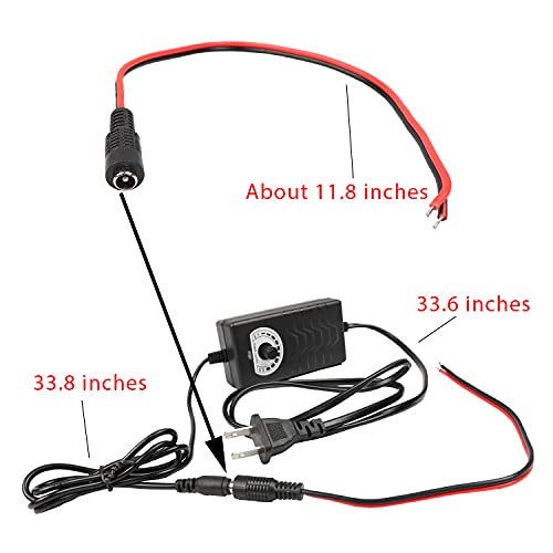 Image of Reciprocating Cycle Linear Actuator Gear Adjustable Telescopic Motor DIY Motor with Speed Controller Stroke 3-15CM (DC 24V, 120RPM)
