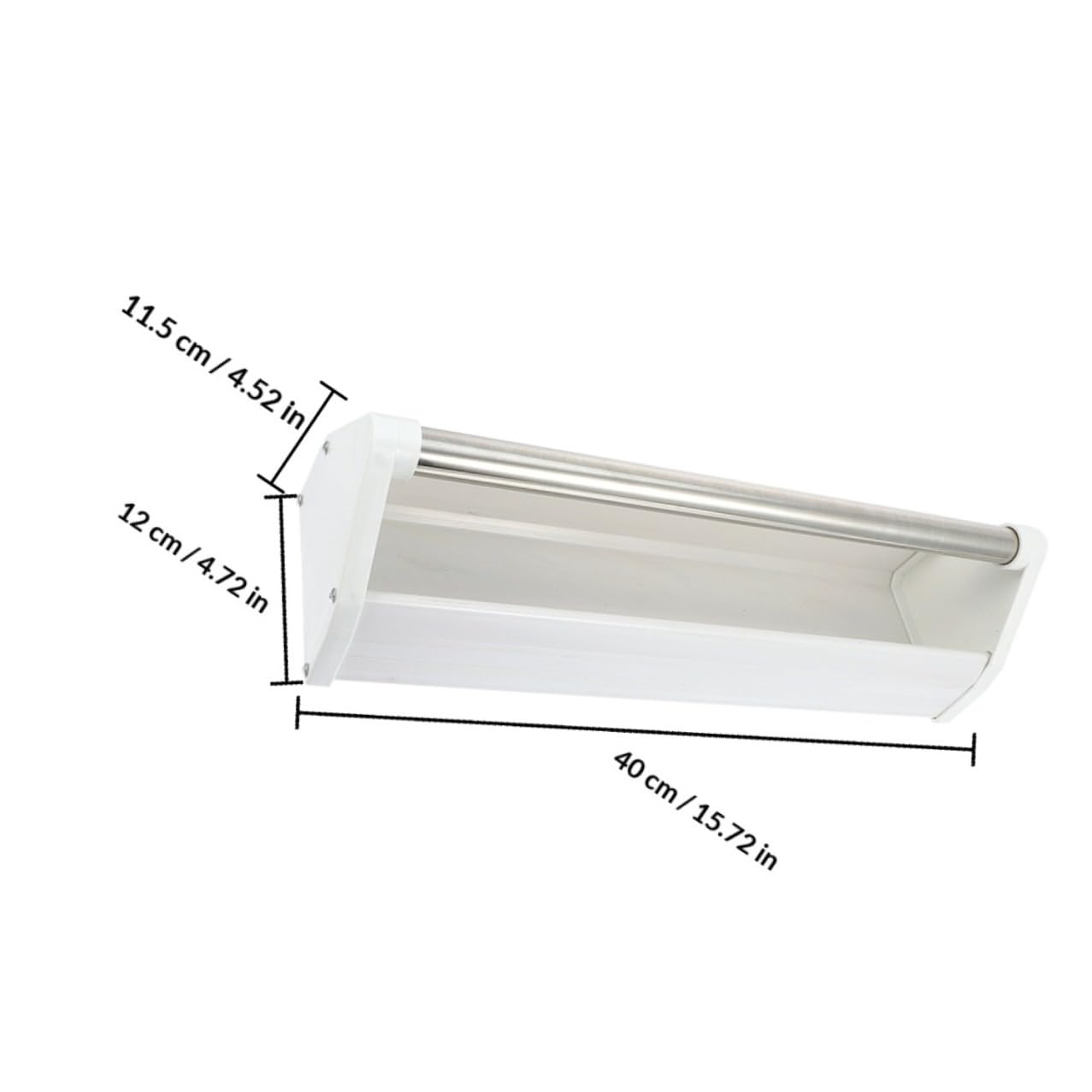 FOMIYES Mangeoire à Pigeons 2 Pièces 40 CM en Plastique pour Alimentation Petits Oiseaux comme Calopsittes et Perruches Usage Jardin et Extérieur