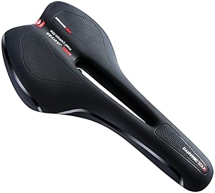 Road Bike Seat MTB Saddle for Mountain Bikes - Gel Bicycle Saddle Breathable Waterproof with Central Relief Zone and Ergonomics Design with Bottle Cage YLG