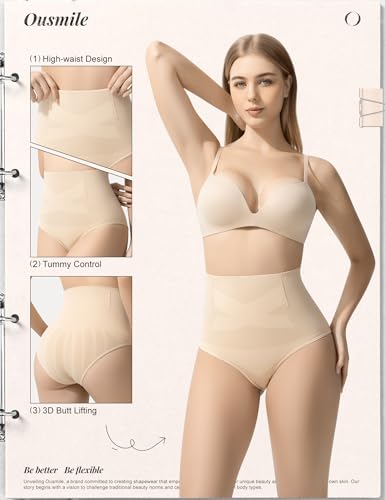 Image of Shapewear Tummy Control Underwear for Women High Waist Panties | Body Shaping Panty Girdle,Breathable No Rolling Briefs for Under Dress
