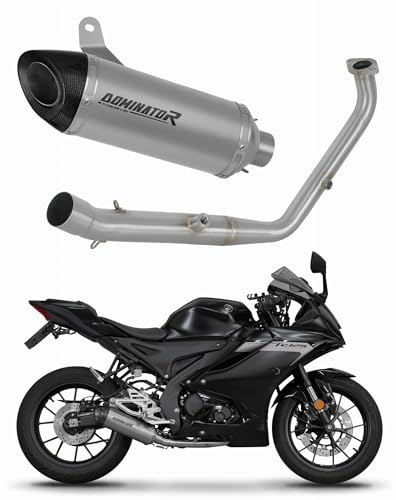 Ligne échappement DOMINATOR titane HP8 pour YZF R125 Euro 5+