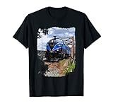 Tshirt mit Porträt einer echten Diesellok. Ideal für alle die Züge und Lokomotiven lieben.