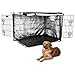 ouquckl Dog Kennel, 42/36/30/24 inch Dog Crates Oxford-Cloth Double Door Pet Kennels Covers for Wire Dog Crates