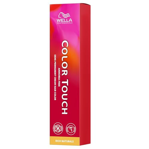 Wella Professionals Color Touch Rich Naturals – Tinte vegano sin amoniaco intenso con metal purificador – para matices profundos y naturales hasta 28 lavados – 9/86 rubio claro violeta perla – 60 ml