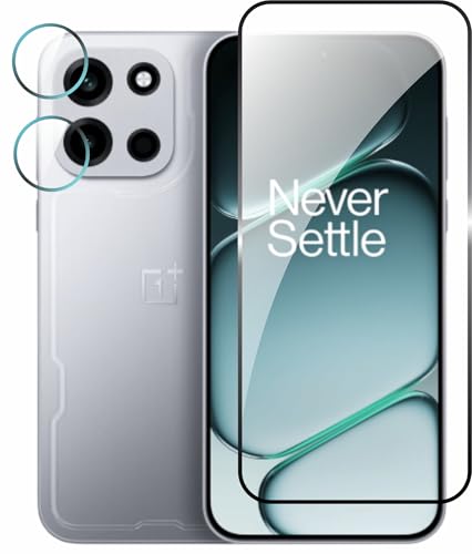 Image of Tempered Glass Screen Protector Compatible For Oneplus Nord 6 | With Camera Lens Protector Screen Guard Pack 1+1