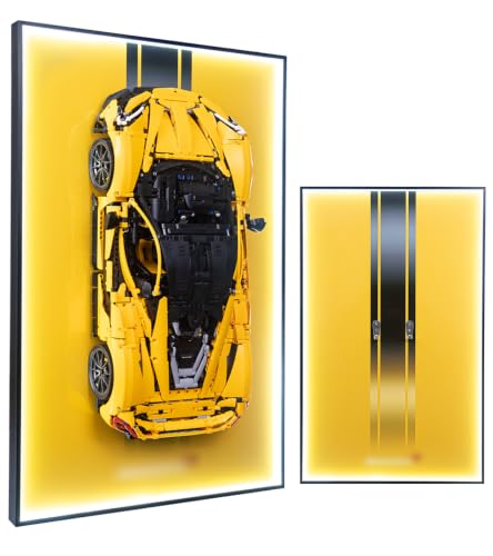 Display Wallboard with Led Light for Lego Technic 42083 Bugatti Chiron | Display Wall Mount with Led Lights Home Decor Adult Collectibles Wall Mount Gift for Car Model CollectorsNo Car Includ product thumbnail 11