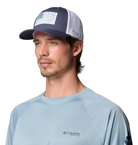Image of Columbia Unisex Adult PFG Logo Mesh Ball Cap