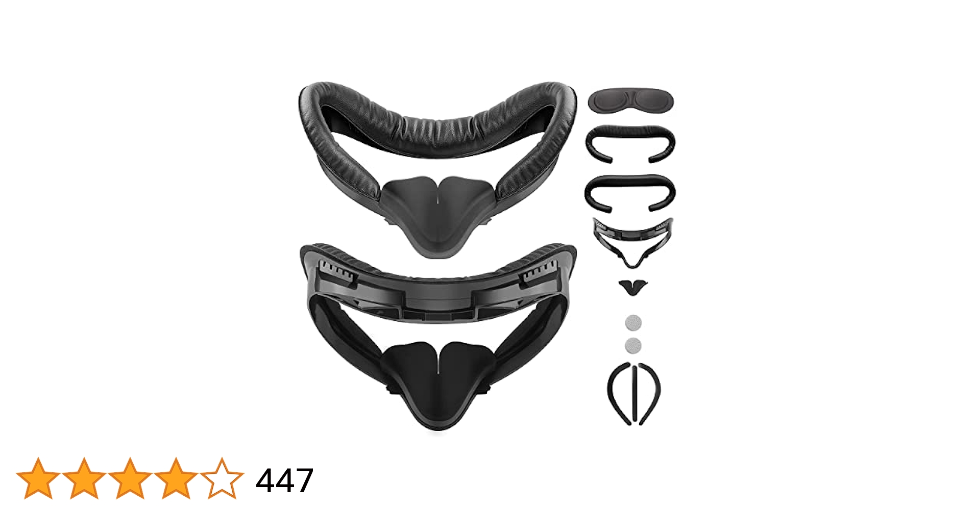 Amazon | 快適 フェイスカバー 適合するメタクエスト2 (くろ