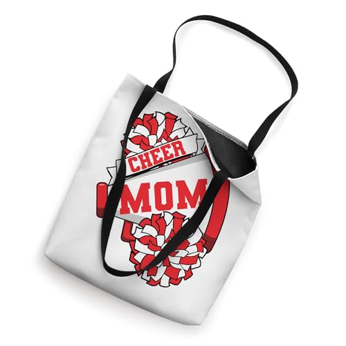Bolso Tote rojo Cheer Mom para mamá orgullosa miniatura 2
