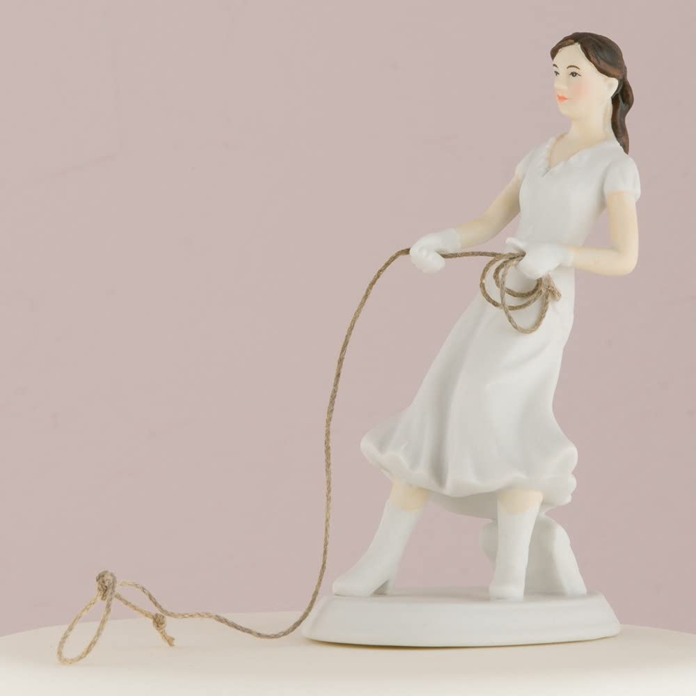 Weddingstar Western Bride Roping Groom Cake Topper