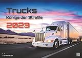 Trucks - Könige der Straße - LKW - 2023 - Kalender DIN A3: Der Wandkalender mit den besten LKW's auf unseren Straßen!