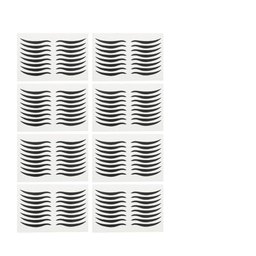 Healifty Black Eyeliner Stickers 80 Pares Reutilizables miniatura 1