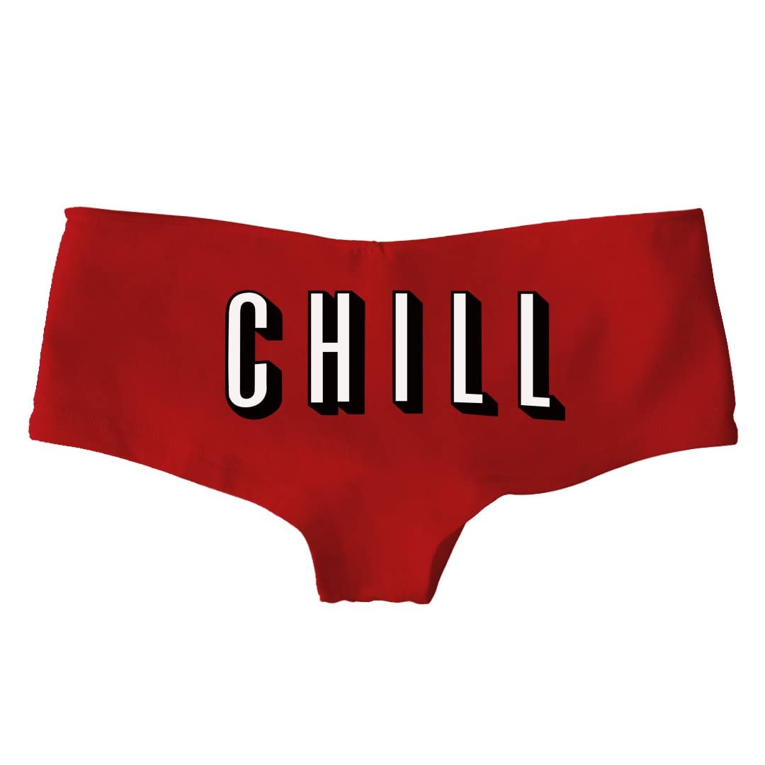 Customized Girl Booty Call and Chill Undies: Low-Rise Cheeky Underwear