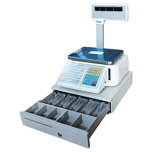 Báscula digital con impresora térmica, carga 66LB miniatura 5