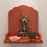 Symbolique et fonctionnel : en plus de son attrait esthétique, cet autel mural de niche de Bouddha crée une atmosphère spirituelle concentrée pour la prière, la méditation ou les rituels. Le bois naturel est destiné à favoriser la tranquillité et la connexion avec la nature, enrichissant ainsi l'expérience spirituelle. En même temps, il sert de centre efficace pour le développement spirituel - à la fois dans les environnements publics et personnels.
