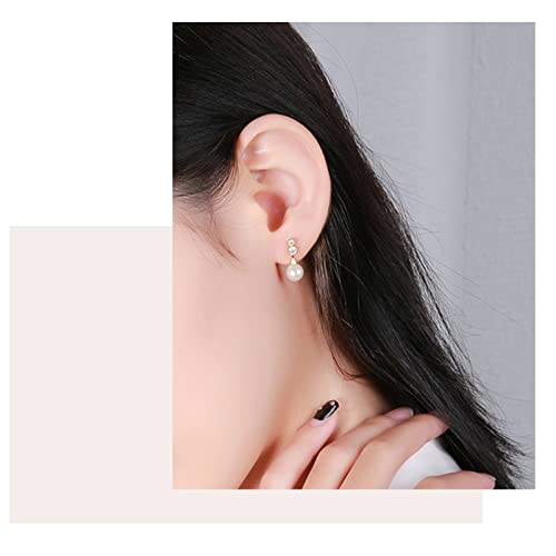 Boucles d'oreilles perlé en véritable perle d'eau fraîche pour un cadeau mémorable