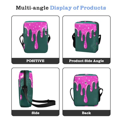 Graffiti Art Peach Green messenger bags for women crossbody bag men Shoulder Handbags For Women Adjustable Strap for School Travel4