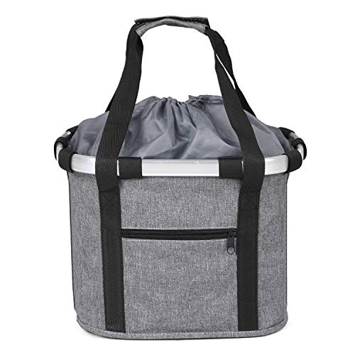 image for Lixada Bike Basket, Small Pet Cat Dog Carrier Bicycle Handlebar Front 