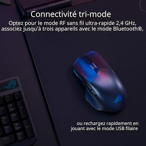 Souris 11 boutons programmables ROG Chakram X Origin pour éliminer la latence - 6