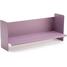 Mor Metal Duvar Raf  - Masa  st  Kitapl k ve  ok Ama l  Ofis D zenleyici 21x70 cm