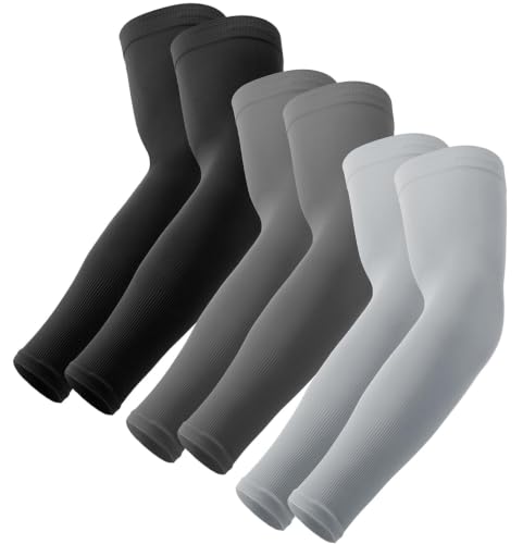 UV Sun Sleeves for Men Women - Cooling Arm Sleeves for Sun Protection UPF 50+ | Golf, Tattoo Cover...