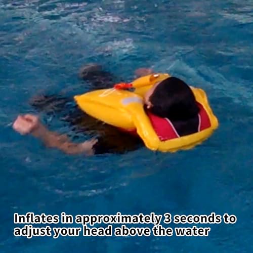 Image of Automatic Inflatable Life Jacket|Life Vest for Adults|PFD Low Profile|Supports up to 330 lbs