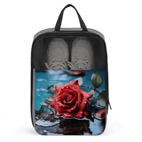 Sac à chaussures suspendu gris taille unique élégant pour voyage