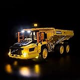 Kompatibel mit Lego 42114 Bausteine Modell, LED-Beleuchtungsset für Lego Technic Knickgelenkter Volvo-Dumper 6x6, bauset, mehrfarbig. (Nur LED-Licht, kein LEGO Kit).