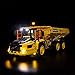 Produktbild ZHLY LED Licht-Set für Lego Technic Knickgelenkter Volvo-Dumper 6x6 Beleuchtung Lichtset Kompatibel Mit Lego 42114 USB und Batterie Betrieben (Lego-Modell Nicht enthalten)