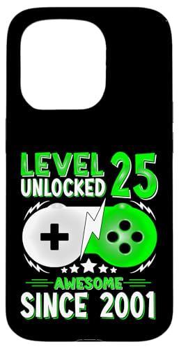 Level 25 Unlocked Birthday 25 Years Old Gifts 25th Birthday �X�}�z�P�[�X iPhone 15 Pro �p