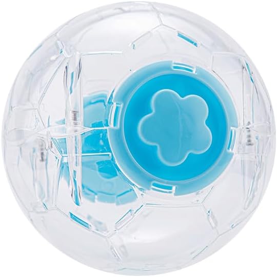 Bola de exercício para hamster com design de bola de futebol Fanlahmtasy, 20,07 cm