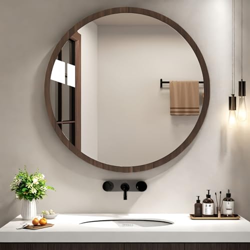 ۂ Ǌ|  a ϋ Wall Mirror a40cm 50cm 60cm 70cm ؐobNplt EF[u~[ Uh~ HD Ǌ|~[ ی^~[  y p(B,60x60cm)