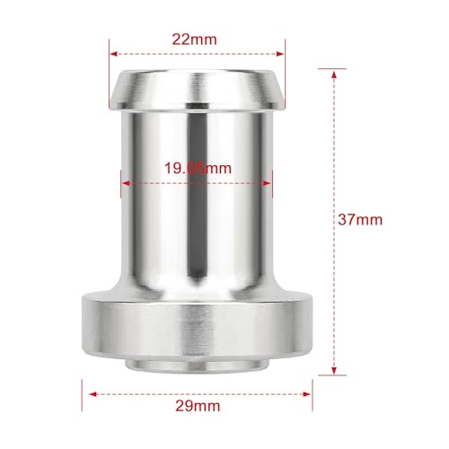 Evil Energy 3/4 Inch Weld On Hose Barb Tail Nipple On Bung Weldable Fitting Adapter Aluminum Pack Of 2 thumb #1