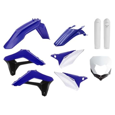 Polisport Full Plastic Kit for Sherco SE/SE-F (2017-2024) OEM Quality Enduro Kit with Superior Fit, Flexibility, and Durability (Blue) Cover