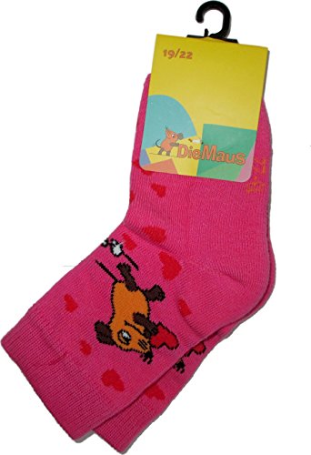 Preisvergleich Produktbild Unbekannt DIE MAUS Mädchen-Socken / Thermosocken / Strümpfe Rosa