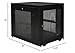 Tripp Lite 12U Rack Enclosure Server Cabinet, Mid Depth 32.5 inch Deep, Standard Width for 19 inch Network Equipment, 1000 lbs Capacity, 5 Year Warranty (SR12UB)