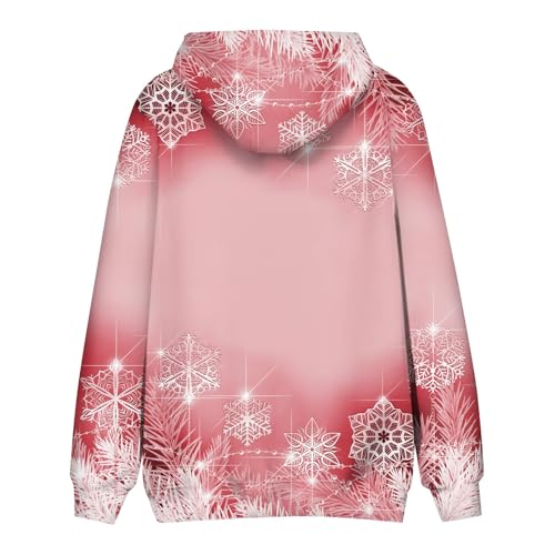 Ymosrh Men's Ugly Christmas Hoodies, Long Sleeve Casual Print Xmas Hoodie Sweatshirts with Pocket, M-4XL2