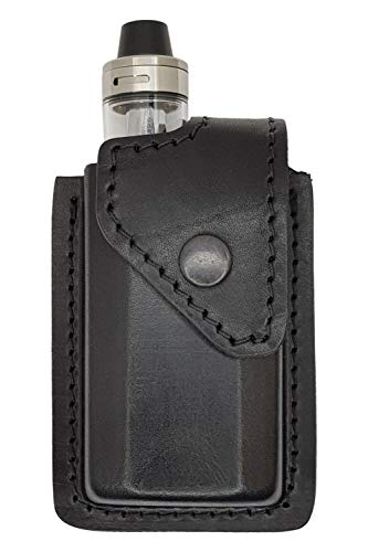VlaMiTex i2 Leather Vape Bag Case for Aspire Feedlink/VivaKita Move Grand tc 80w, Black