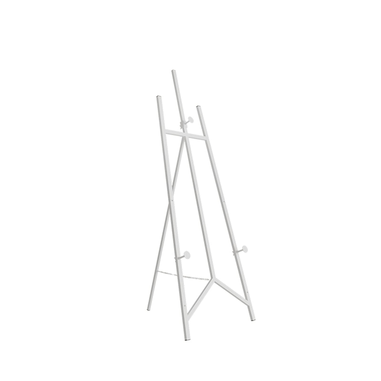 NZPOST Cavalletto espositivo da 120/150 cm di Altezza, cavalletto da Pittura Portatile, cavalletto in Metallo Leggero per Schizzi all'Interno e all'Esterno, Nero/Oro/Bianco (bi