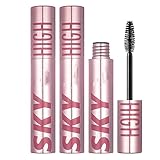 MAEPEOR Fiber Lash Mascara 2pcs Waterproof Dense Extra High Lash Blast Voluminous Lengthening...
