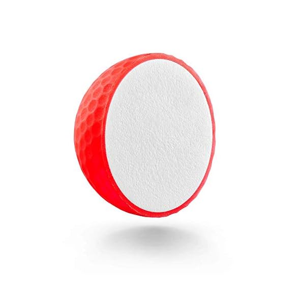 SNYDER – SNY Soft Plus Premium Golfbälle | 12 Stück | Ideal für: Weite Distanzen, gerade Flugbahnen & maximale Kontrolle | Golfball Farbe: Neon Red Matte