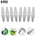 Emiif 8 Pcs Metal Lawn Mower Saw Blade Head Replacement Saw Blades Lawn Mower Fittings Cordless with Battery and Charger Accessories,Universal Craftsman String Trimmer attachments