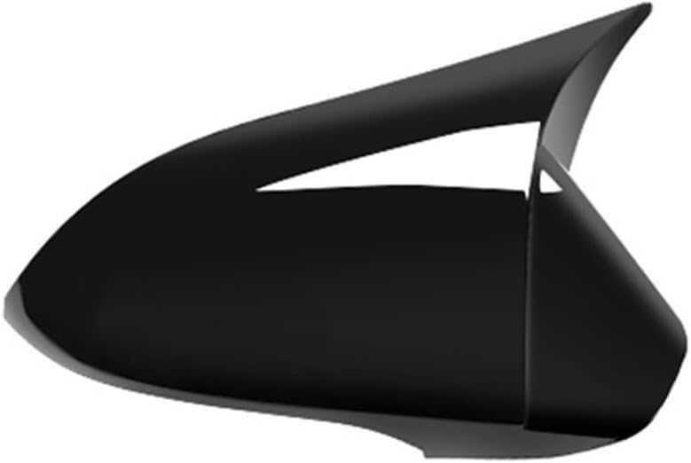 2 Pieces Bat Wing Mirror Covers Caps Rearview Mirror Case Cover Gloss Black Accessory Fit for Hyundai MISTRA 2014-2019 Rearview Mirror Cover (Color : 1pc Black Left, Size : 1)