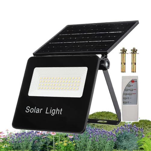 Luces de seguridad LED para exteriores | Luz exterior rural impermeable | Luces solares al aire libre para patio, luces LED al aire libre, luces de inundación solares al aire libre para entradas, pati