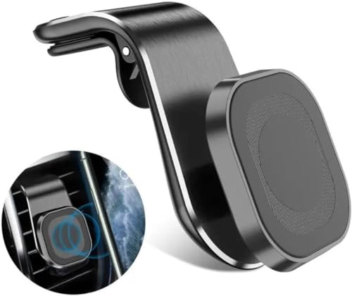 MOBISTAR Car Phone Holder, Magnetic Phone Car Mount Air Vent Cradle 360° Rotation Clip Holder Strongest Magnets & Super Stable Compatible with iPhone 15/14/13/12, Samsung Huawei