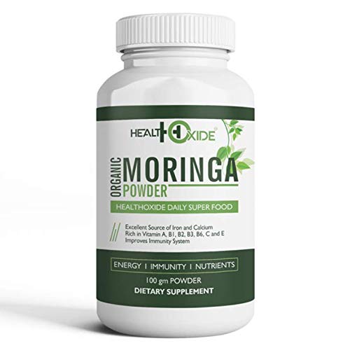 ORGANIC MORINGA POWDER- HEALTHOXIDE DAILY SUPERFOOD-ENERY/IMMUNITY/NUTRIENTS 100 GRAMS