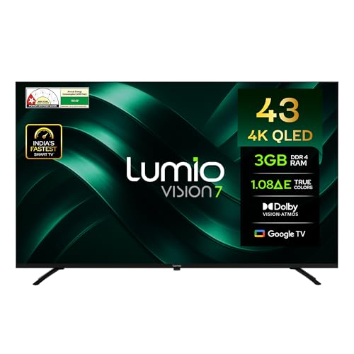 Lumio Vision 7 109 cm (43 inches) 4K Ultra-HD Smart QLED TV FTW1-ADSG view 1