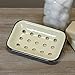 Cream Enamel Soap Dish with Removable Drip Tray and Drainage Holees Vintage Inspired Soap Holder